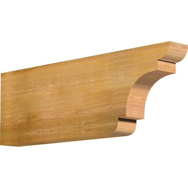 Ekena Millwork New Brighton Rough Sawn Rafter Tail, Western Red Cedar, 4"W x 12"H x 36"L RFT04X12X36NEB00RWR - main